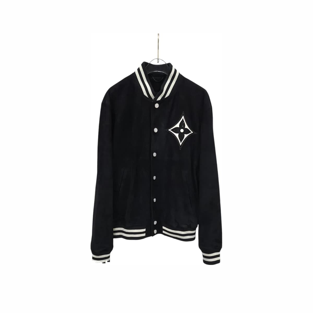 LOUIS VUITTON 루이비통 엠벨리시드 램스킨 보머 블루종 48