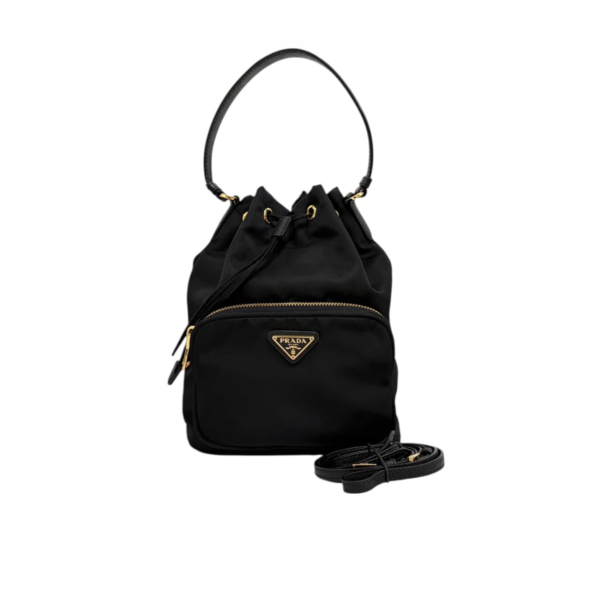 PRADA 프라다 나일론 버킷백 블랙