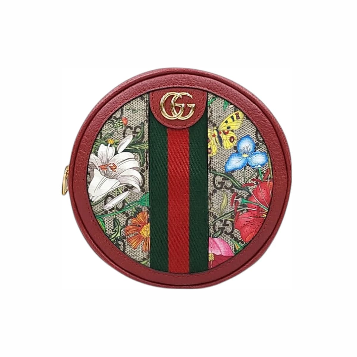 GUCCI 구찌 GG 웹 오피디아 플라워 라운드 미니 백팩