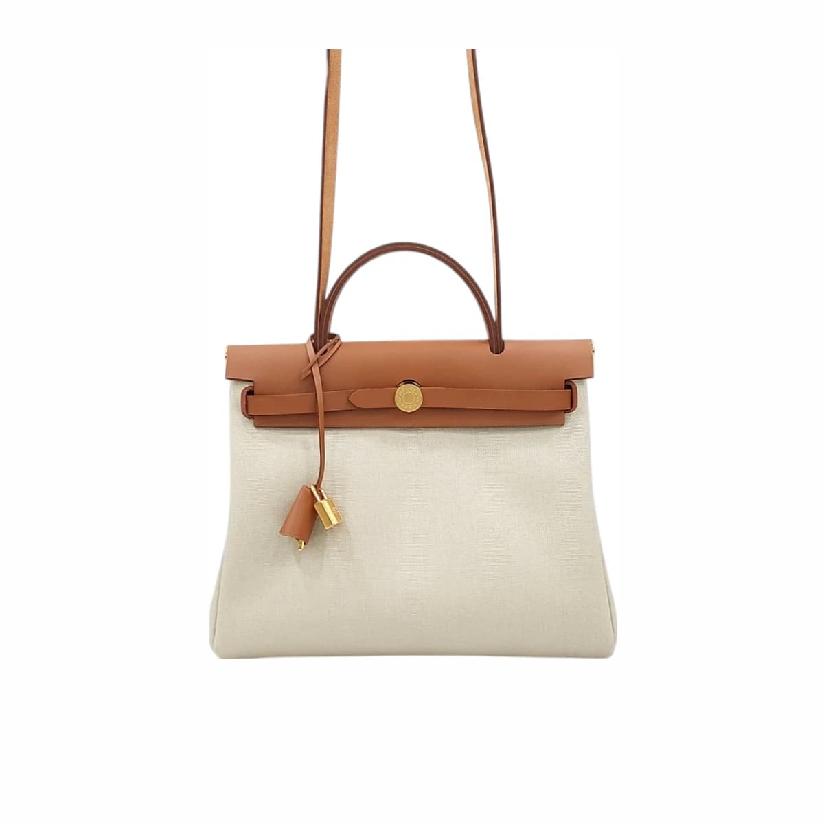 HERMÈS 에르메스 에르백집 31 캔버스 골드