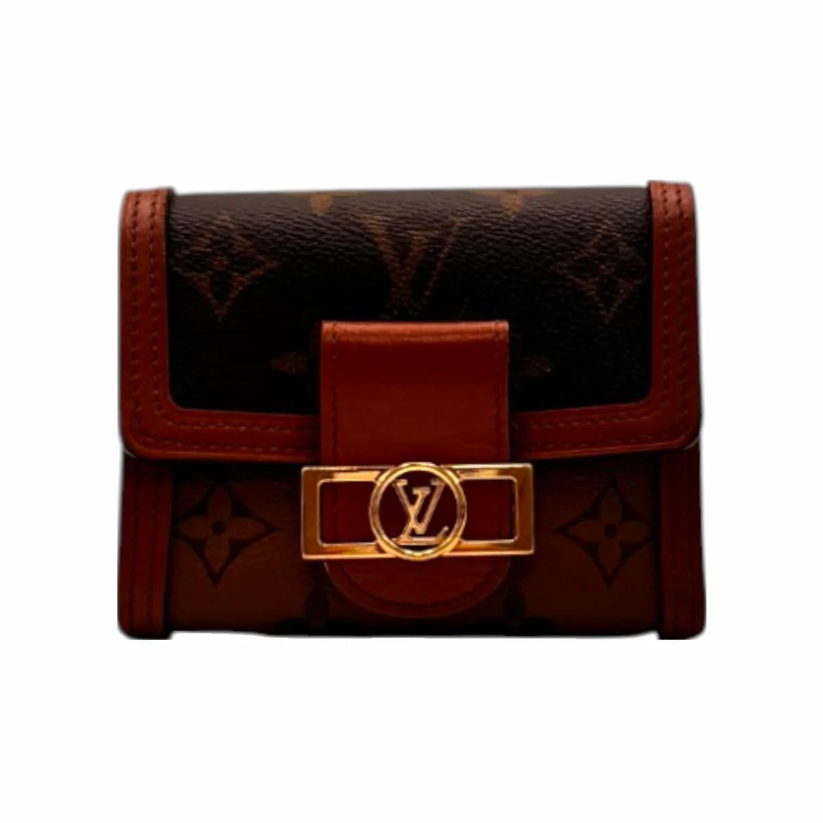 LOUIS VUITTON 루이비통 모노그램 리버스 캔버스 도핀 컴팩트 지갑