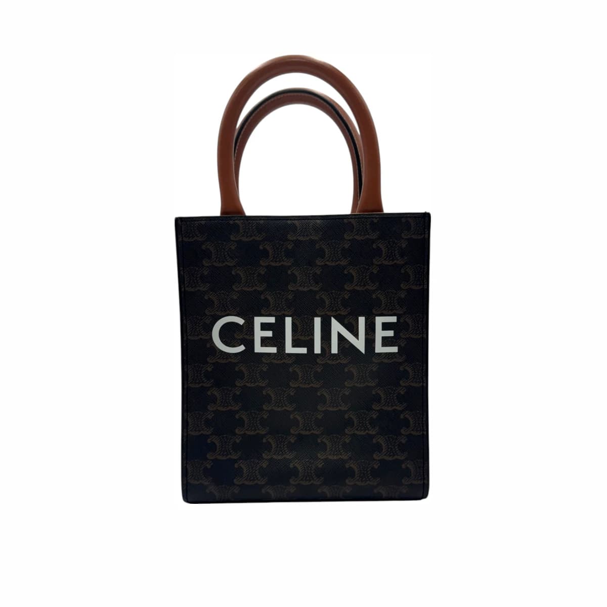 CELINE 셀린느 트리오페 카바스 버티컬 미니 토트백