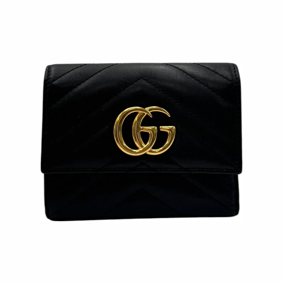 GUCCI 구찌 GG로고 마몽 마틀라세 중지갑