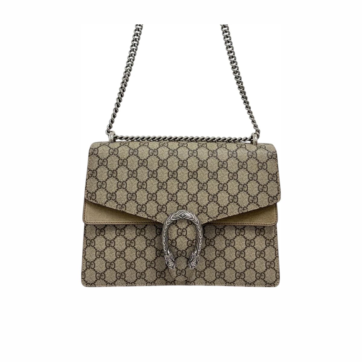 GUCCI 구찌 디오니소스 GG 수프림 미듐 체인 숄더백