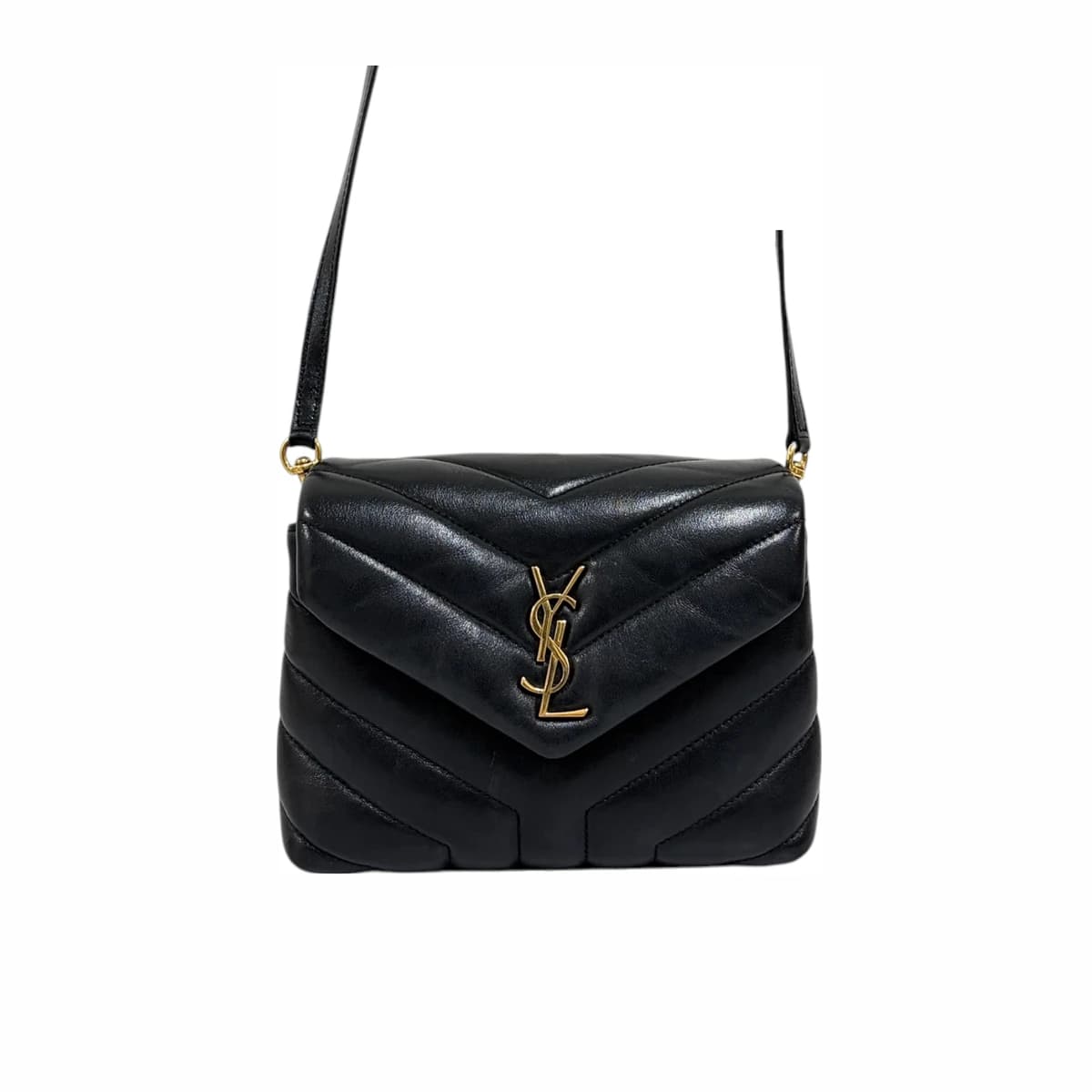 SAINT LAURENT 생로랑 모노그램 루루 토이 숄더백 & 크로스백 블랙