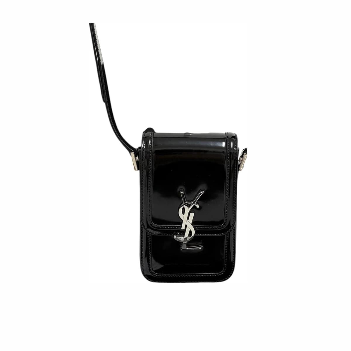 SAINT LAURENT 생로랑 솔페리노 미니 크로스백 블랙 가죽