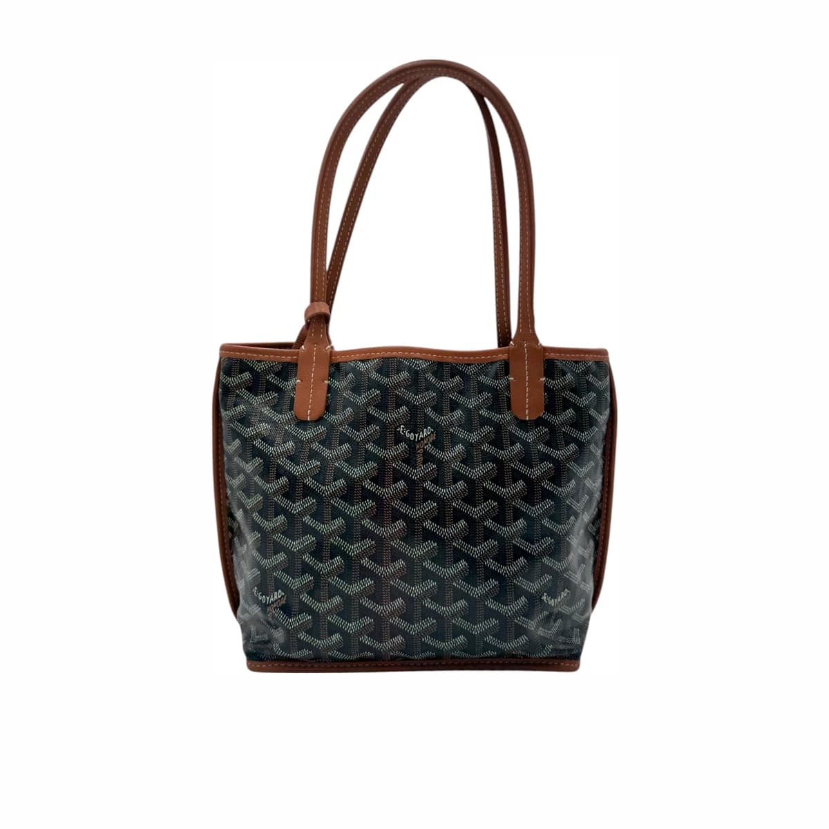 GOYARD 고야드 탄 컬러 PVC 미니 앙주 토트백