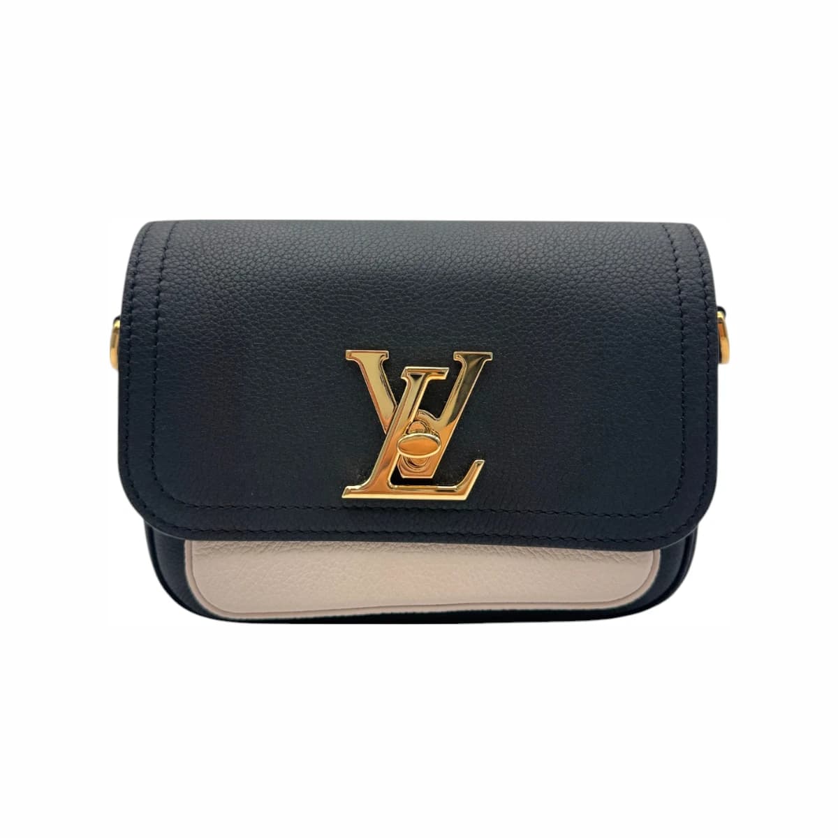 LOUIS VUITTON 루이비통 블랙 레더 락미 텐더 숄더백