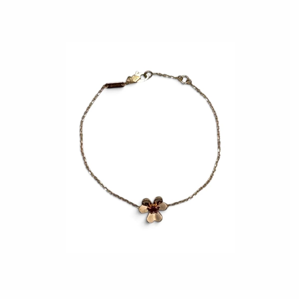 VAN CLEEF & ARPELS 반클리프앤아펠 18K 로즈골드 루비 프리볼 미니 브레이슬릿 18K 옐로골드