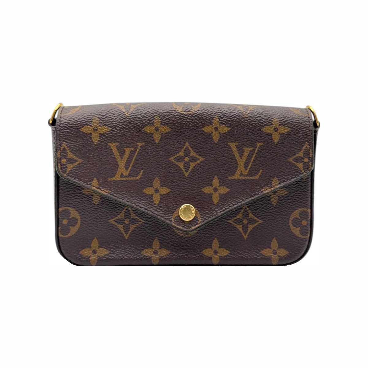 LOUIS VUITTON 루이비통 모노그램 캔버스 펠리시 스트랩 앤 고 크로스백