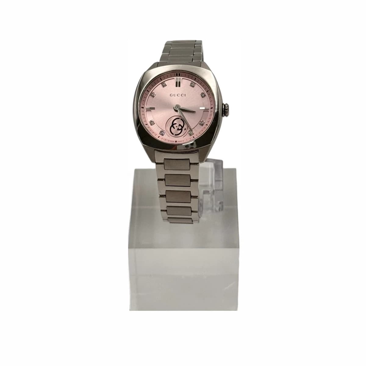 GUCCI 구찌 인터로킹 G 다이아 8P 쿼츠 시계 29mm