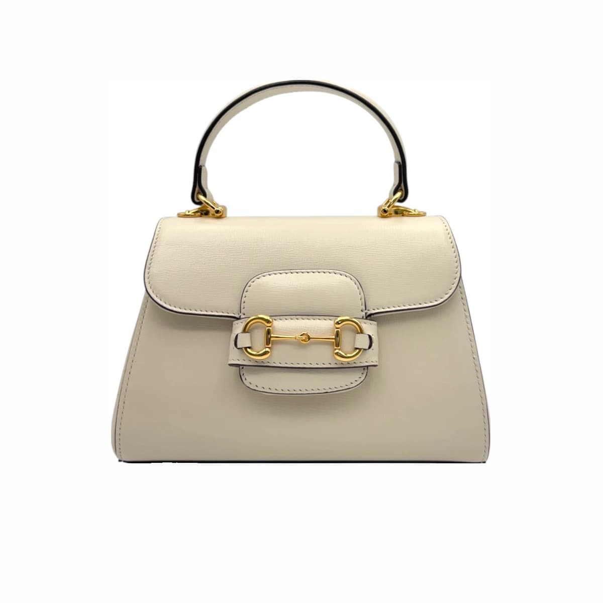 GUCCI 구찌 홀스빗 1955 미니백 화이트 가죽