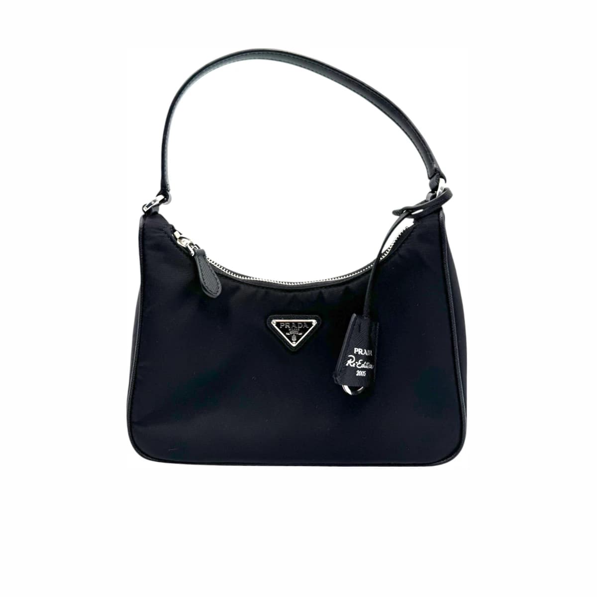 PRADA 프라다 리나일론 사피아노 리에디션 2005 호보백 블랙