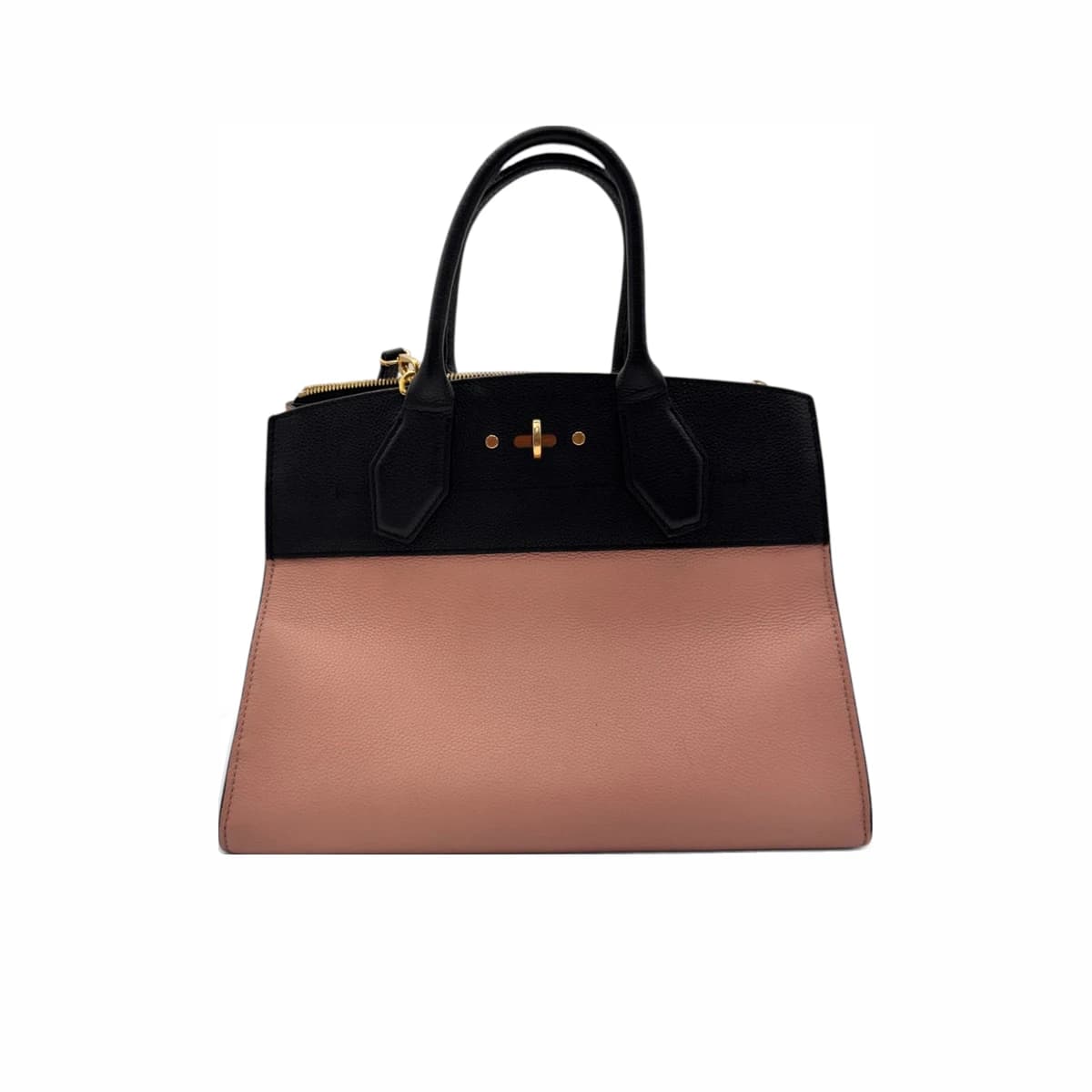 LOUIS VUITTON 루이비통 매그놀리아 컬러 시티 스티머 MM 토트백 블랙 가죽