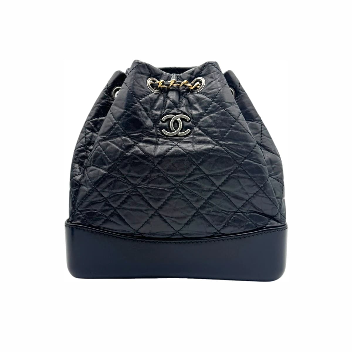 CHANEL 샤넬 가브리엘 스몰 백팩 28번대 블랙 가죽