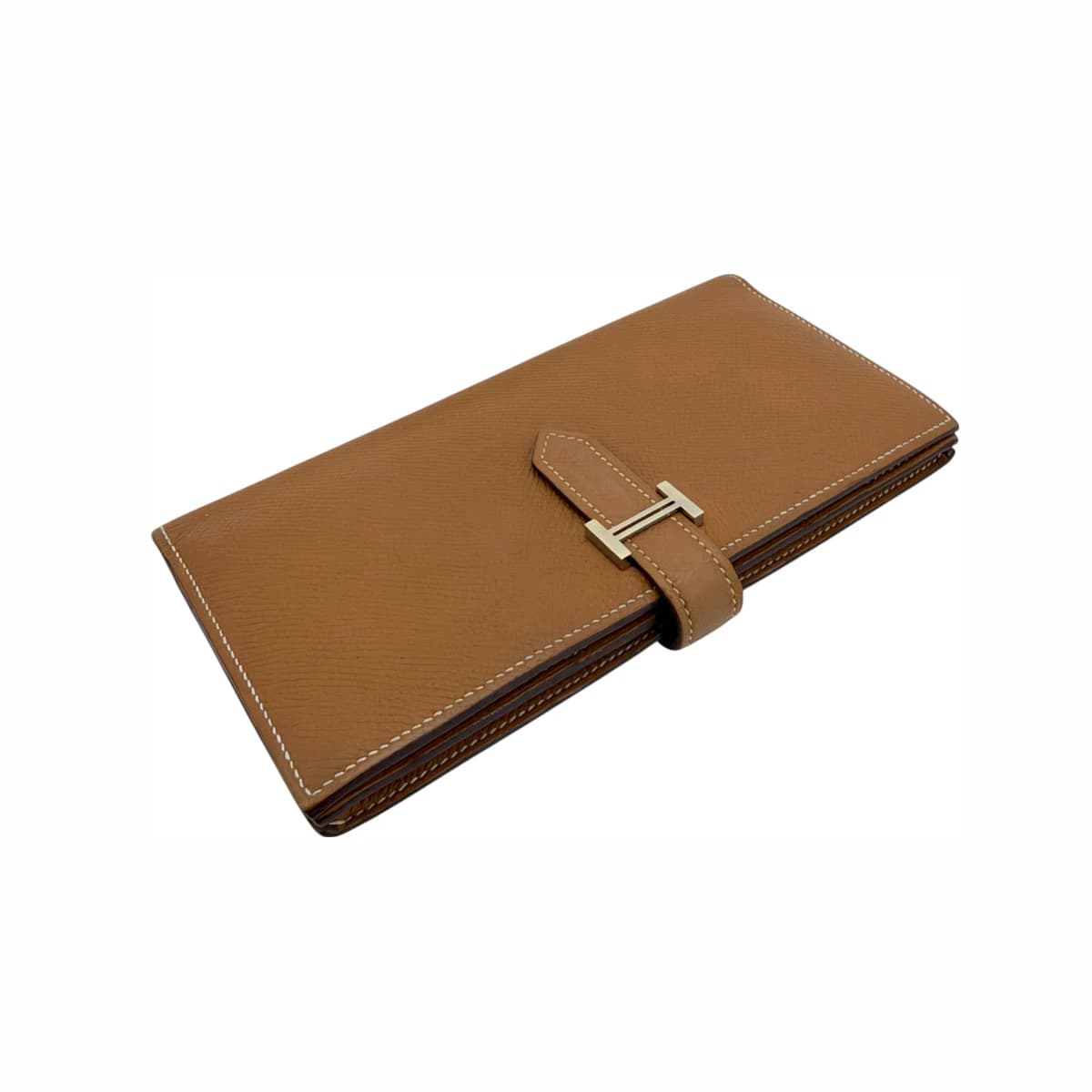 HERMÈS 에르메스 베안 앱송 장지갑 골드 에프소