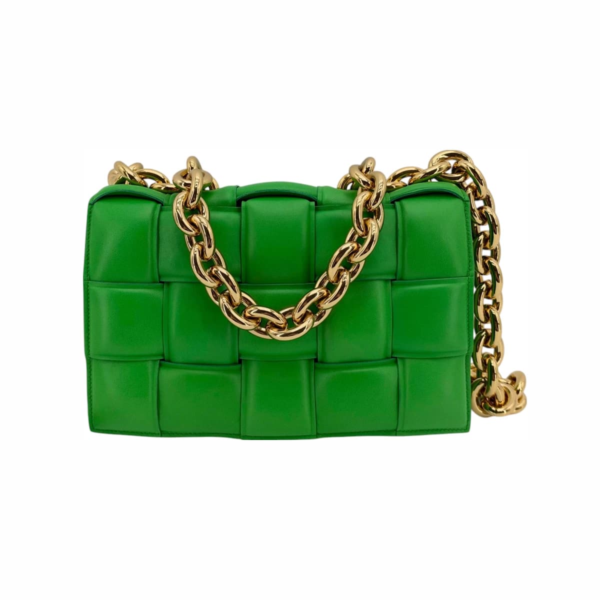BOTTEGA VENETA 보테가베네타 패딩 카세트 체인 숄더백