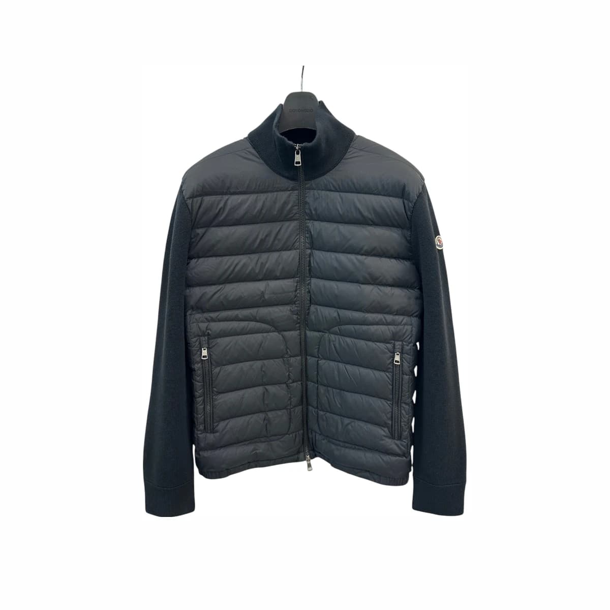 MONCLER 몽클레어 김현우 니트패딩 블랙 XL