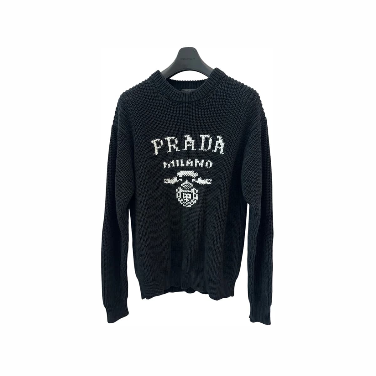 PRADA 프라다 자수로고 풀오버 라운드 니트 50