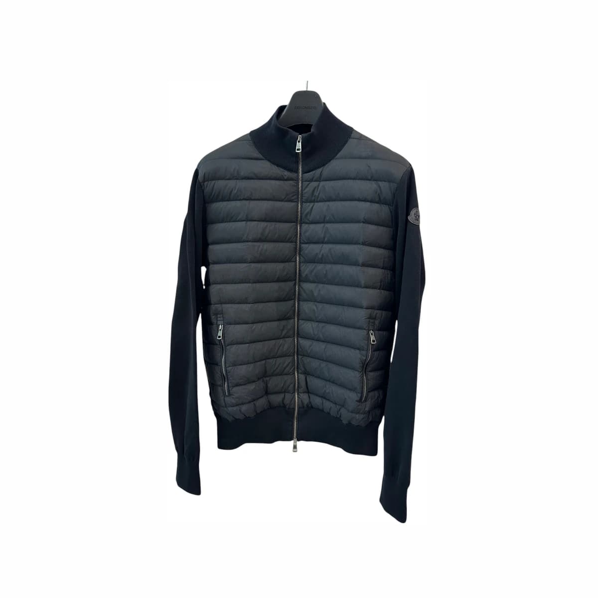 MONCLER 몽클레어 트리콧 니트패딩 블랙와펜