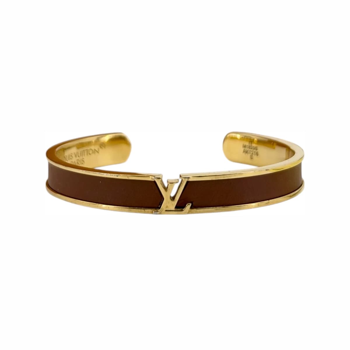 LOUIS VUITTON 루이비통 LV 이니셜 뱅글 팔찌 S