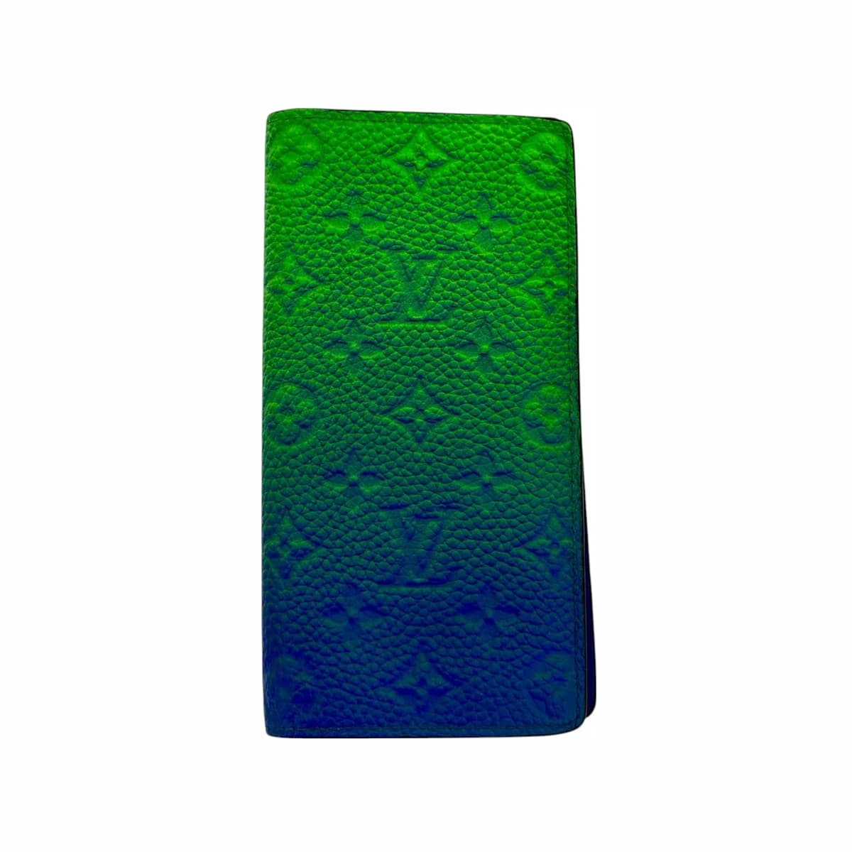 LOUIS VUITTON 루이비통 토뤼옹 모노그램 장지갑 블루 그린
