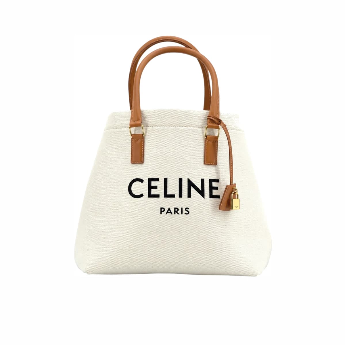 CELINE 셀린느 호리즌탈 카바스백 캔버스 내추럴 탠
