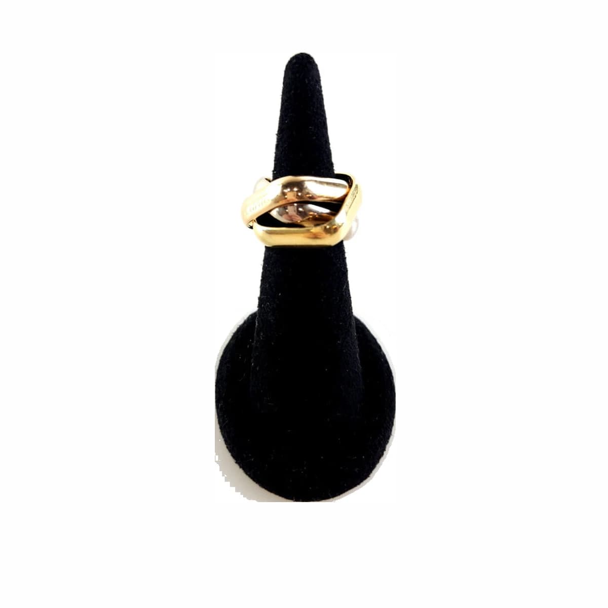 CARTIER 라지 까르띠에 트리니티 쿠션 반지