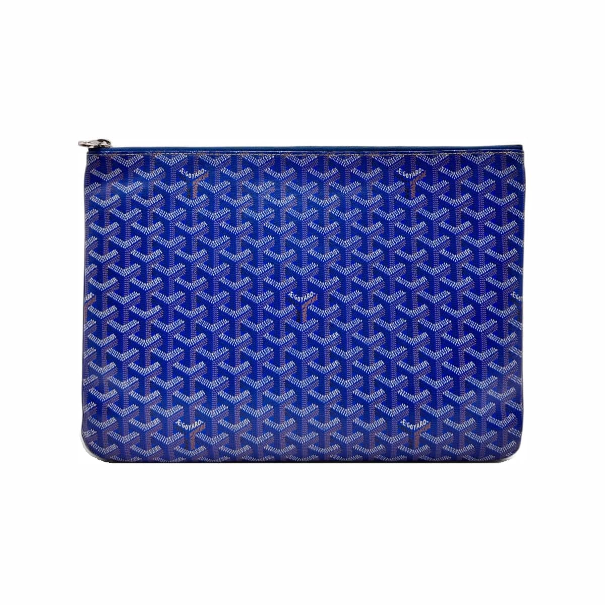 GOYARD 고야드 블루 컬러 세나 MGM 클러치 백 가죽