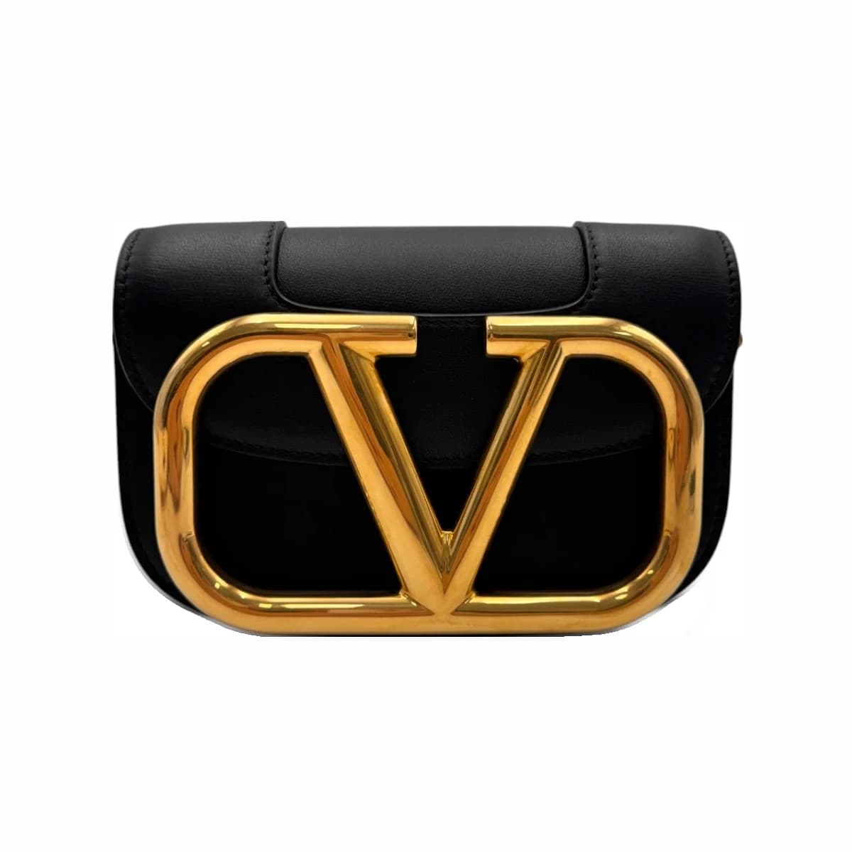 VALENTINO 발렌티노 블랙 스몰 슈퍼비 크로스백 가죽