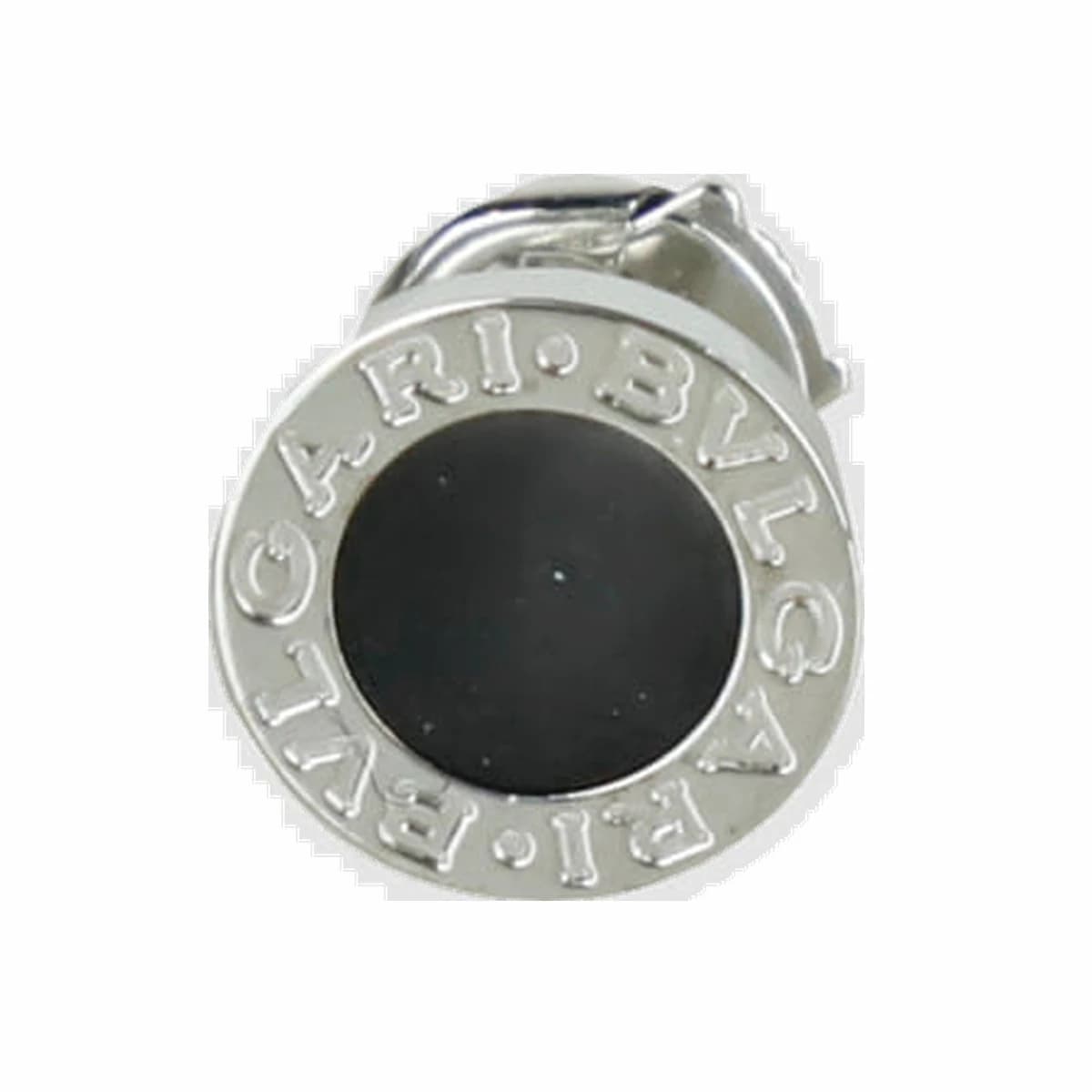 BVLGARI 불가리 BB 오닉스 화이트 골드 귀걸이 이어링