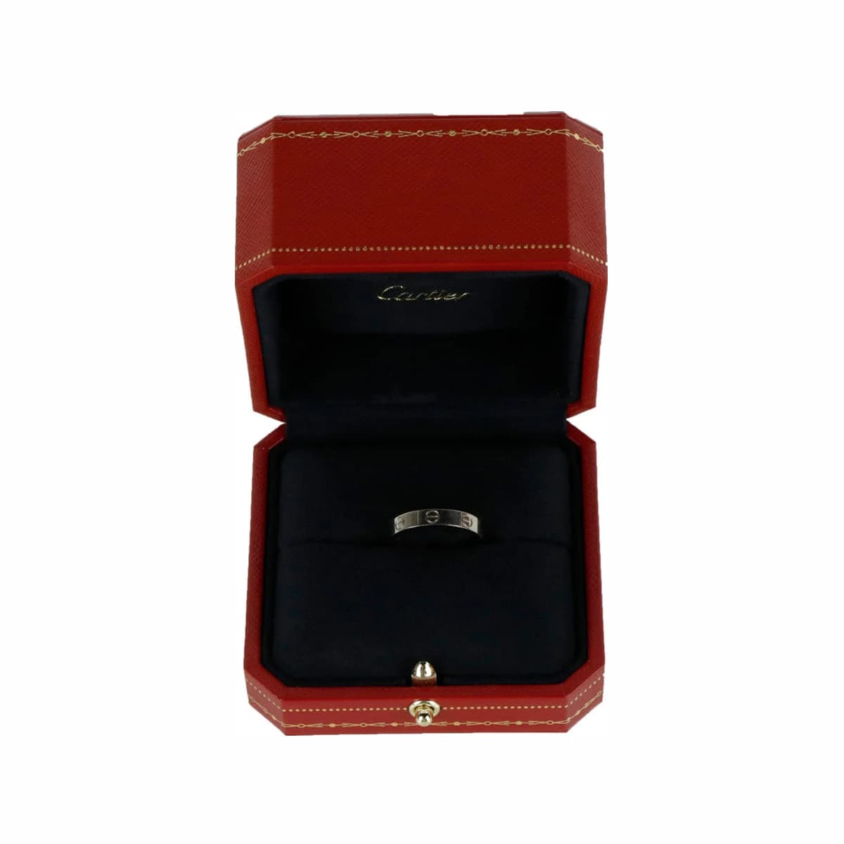 CARTIER 까르띠에 러브 화이트 골드 반지