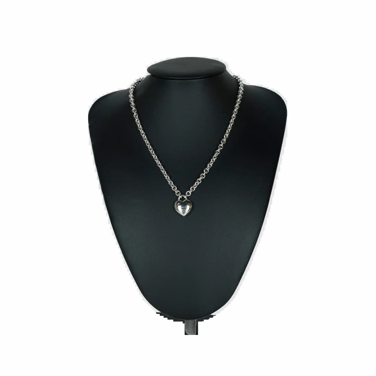 TIFFANY & CO. 티파니 앤 코 풀 하트 토글 펜던트 실버 목걸이