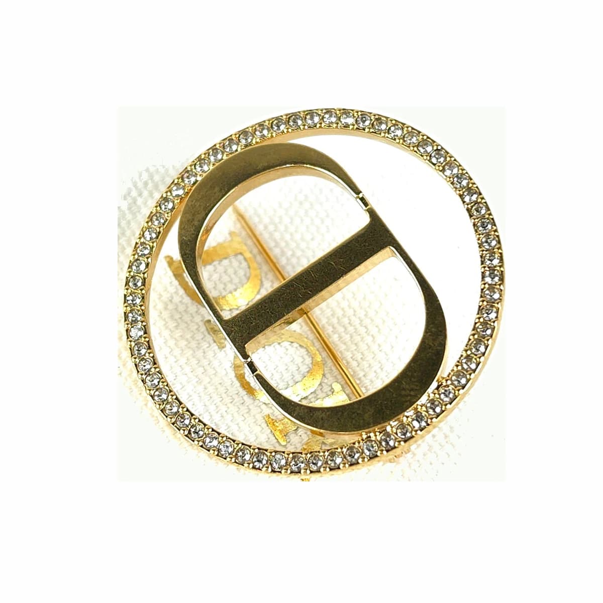 DIOR 디올 CD 서클 브로치