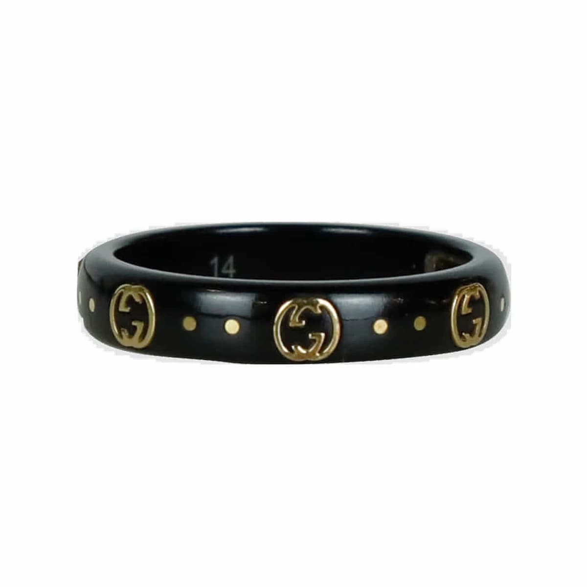GUCCI 구찌 아이콘 인터로킹 18K 반지