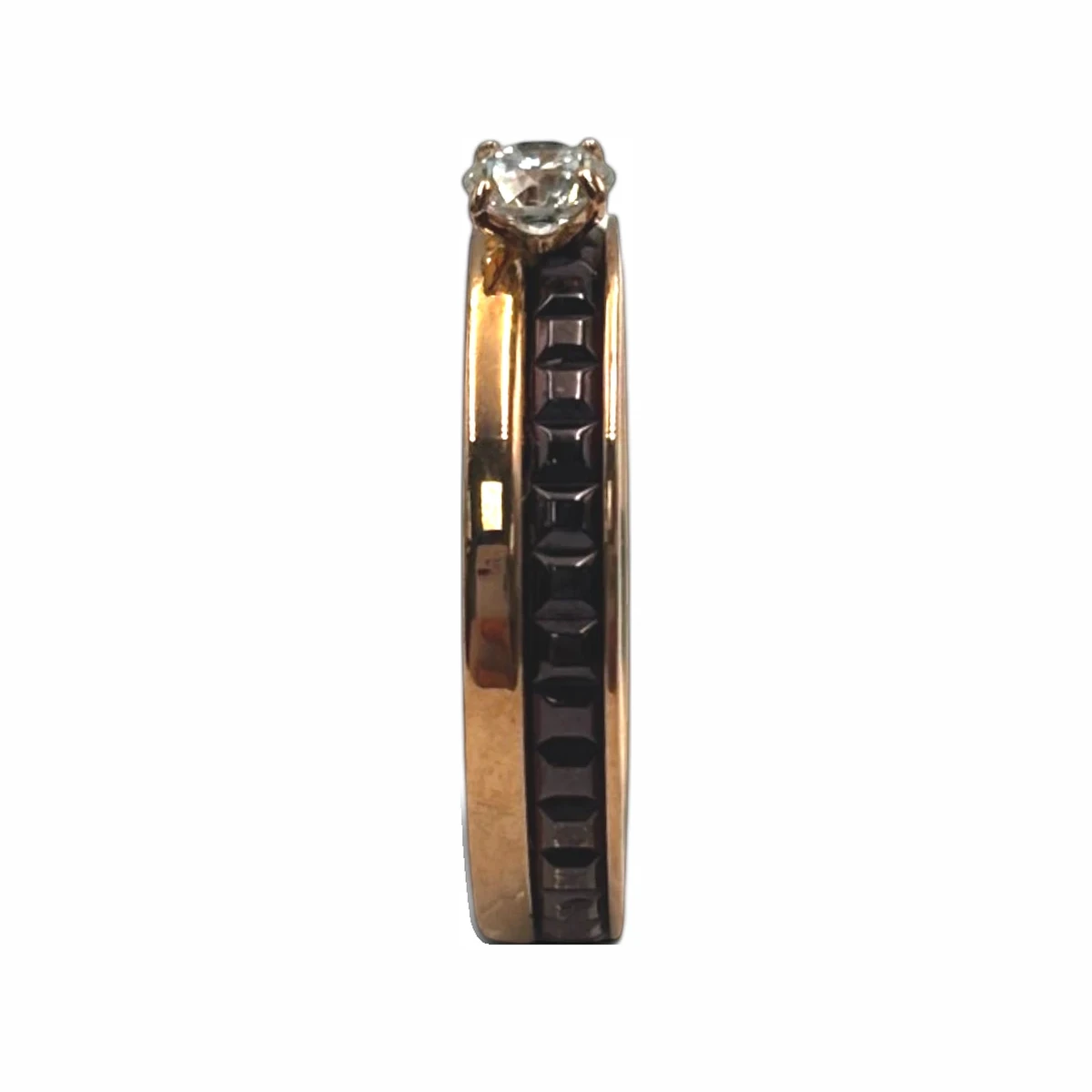 BOUCHERON 부쉐론 18K로즈 골드 다이아 콰트로 클래식 솔리테어 링 49호