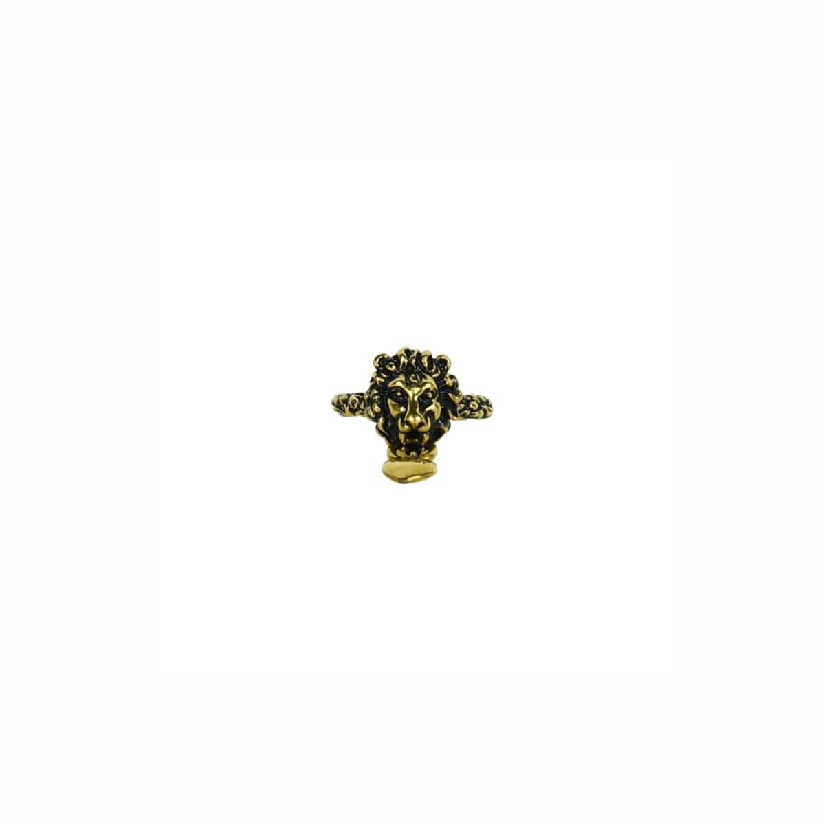 GUCCI 구찌 라이언 헤드 하트 반지