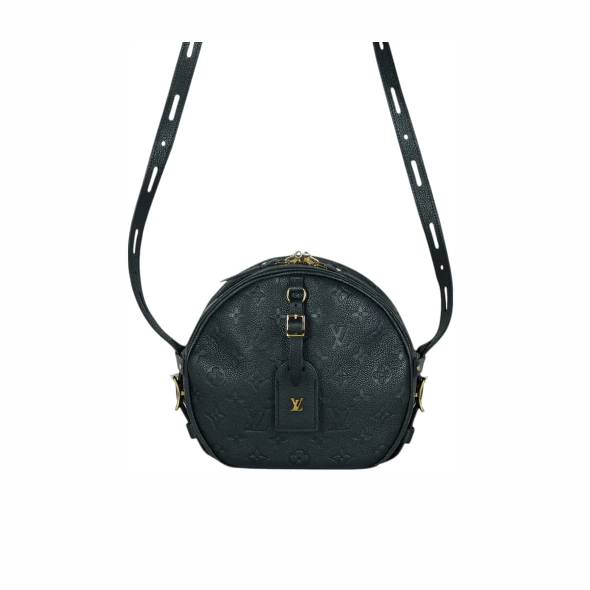 LOUIS VUITTON 루이비통 앙프렝뜨 모노그램 부아뜨 샤포 수플 크로스백 MM 블랙