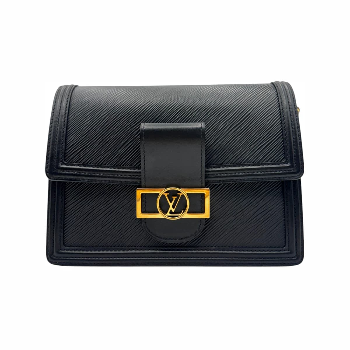LOUIS VUITTON 루이비통 블랙 에삐 도핀 MM