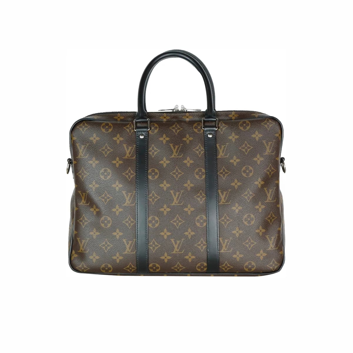 LOUIS VUITTON 루이비통 마카사 모노그램 포르트 도큐멍 보야주 토트백 PM