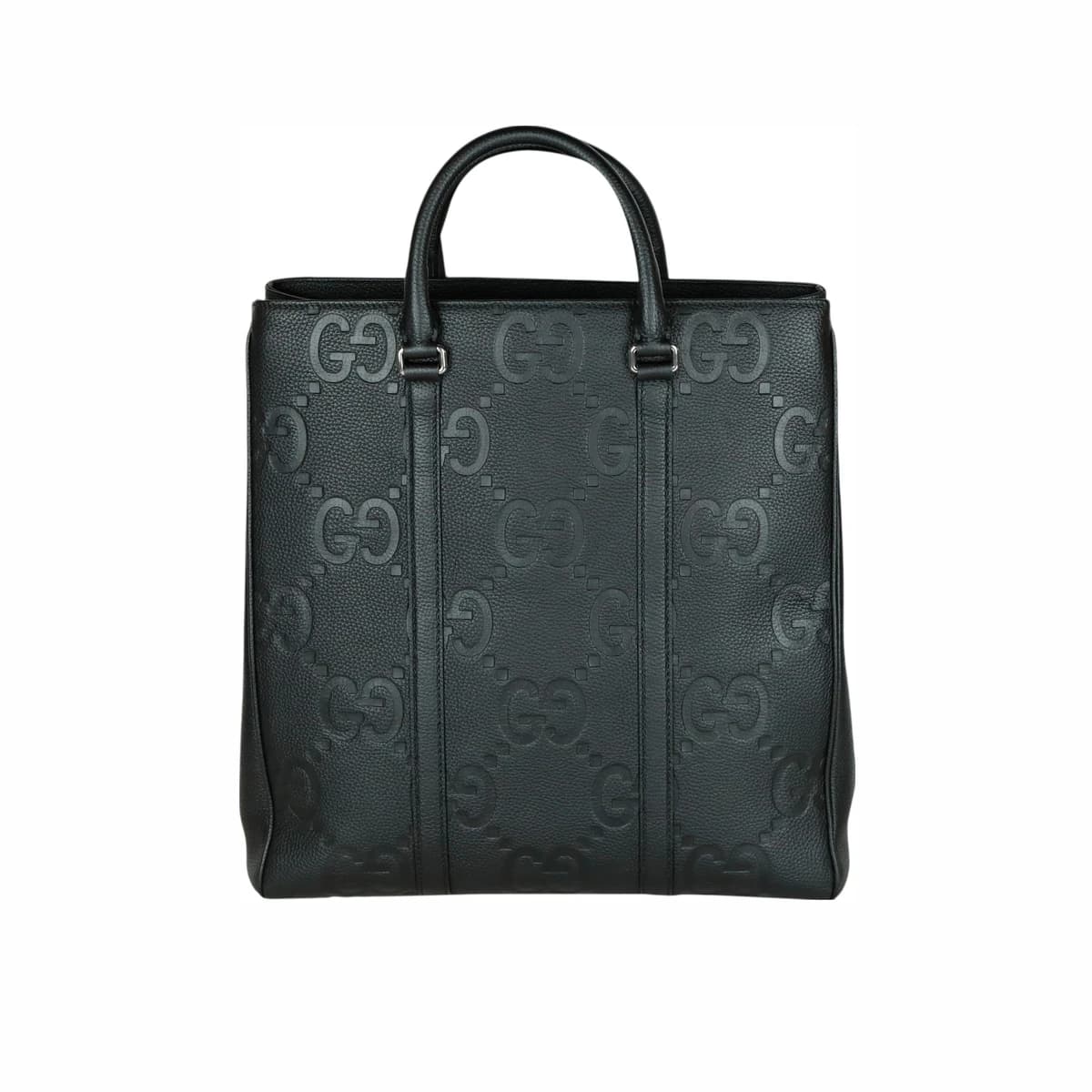 GUCCI 구찌 GG 점보 토트백 숄더백 블랙