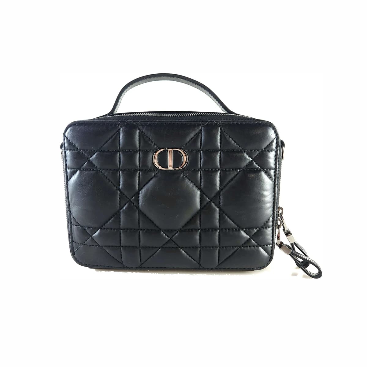 DIOR 디올 까나쥬 카로 박스 토트백 OS 블랙