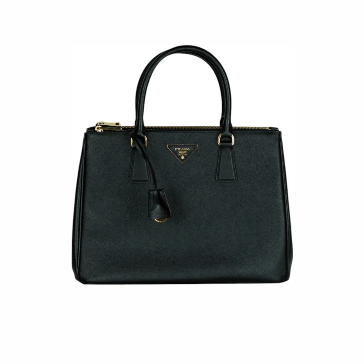 PRADA 프라다 사피아노 갤러리아 토트백 라지 블랙