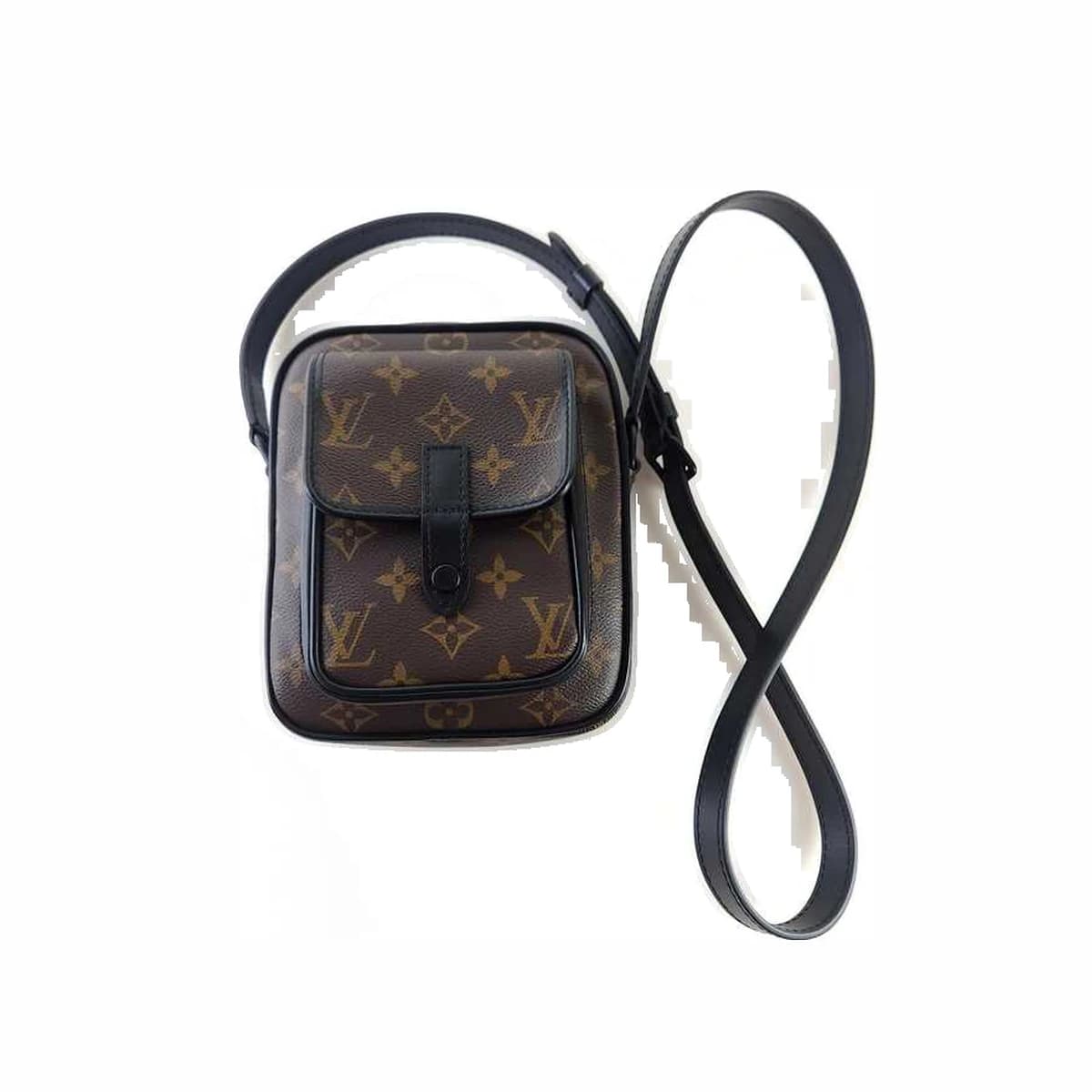 LOUIS VUITTON 루이비통 모노그램 크리스토퍼 웨어러블 월렛 크로스백 OS