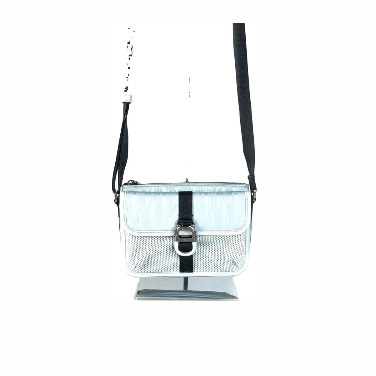 DIOR 디올 8 나일론 오블리크 팔리 스트랩 크로스백 미니