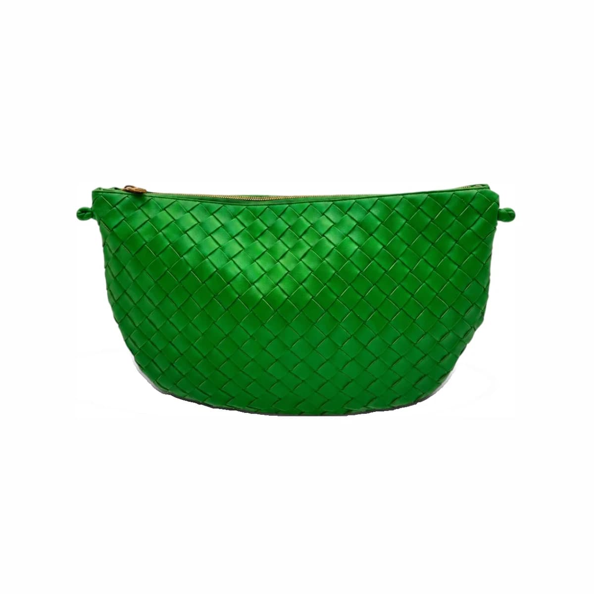 BOTTEGA VENETA 보테가베네타 그린 인트레치아토 턴 미디움 숄더백