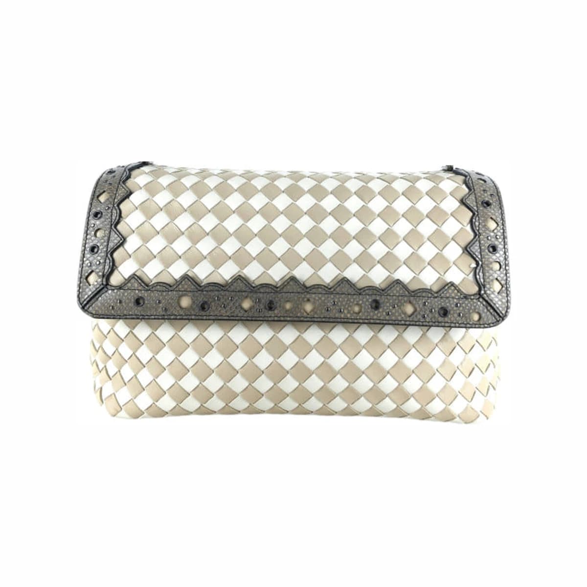 BOTTEGA VENETA 보테가베네타 인트레치아토 플랩 숄더백 크로스백 OS