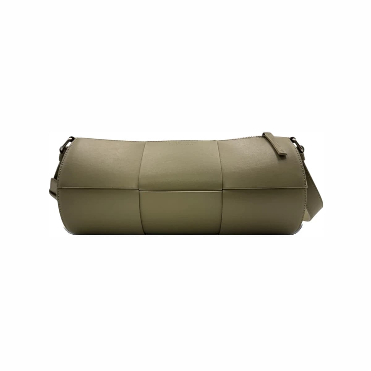 BOTTEGA VENETA 보테가베네타 카키 레더 카네트 미디움 숄더백 그린 가죽