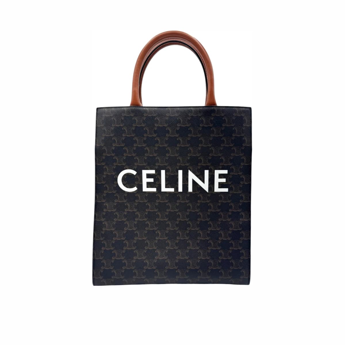 CELINE 셀린느 트리옹프 캔버스 버티컬 카바스 스몰 토트백