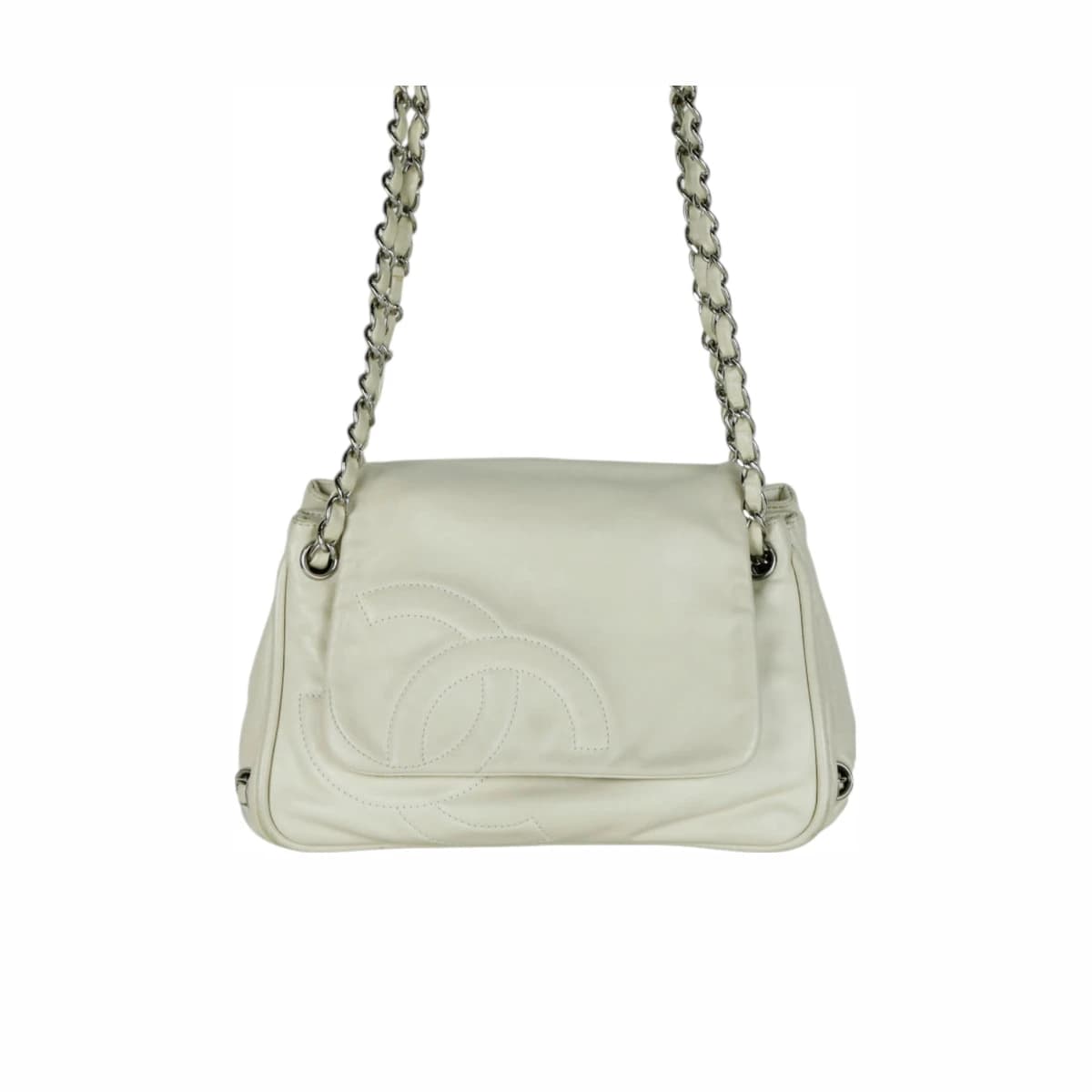 CHANEL 샤넬 아코디언 CC 플랩 숄더백 OS